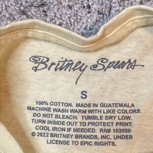 Britney Spears T Shirt Size Small - Picture 3 of 5